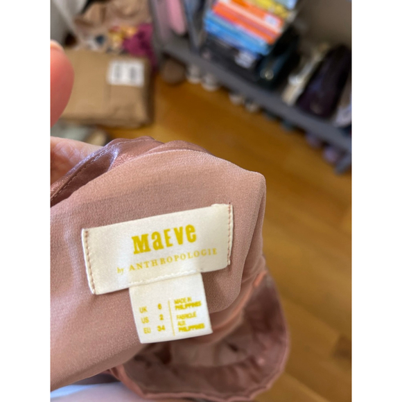 Anthropologie Maeve Paulina Pleated Midi Skirt - Picture 7 of 7